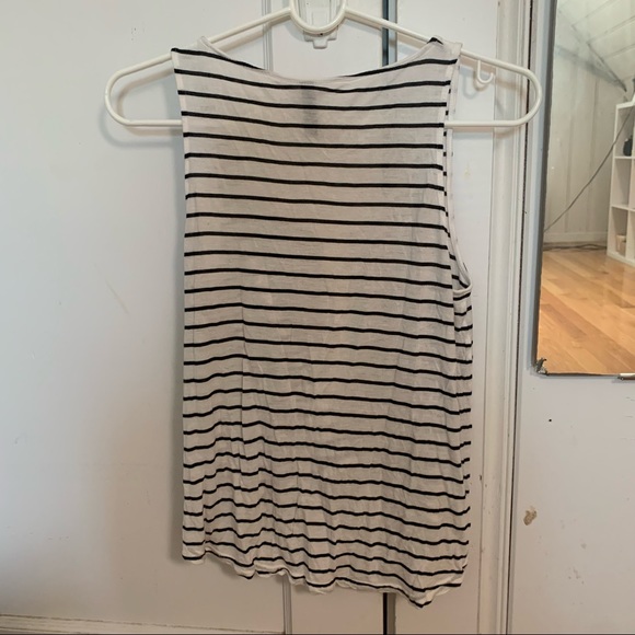 H&M Divided striped tank high low - Picture 2 of 3
